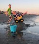 Tonka Truck Lift Off at the Beach