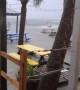 Storm Surge Smashes Pier Apart