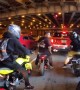 Motorcycle Suddenly Surrounded by Cops