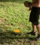Disk Golfer Rescues Baby Squirrel from Snake