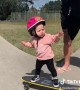 Little Girl Learned How to Skate Before She Could Walk