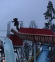 Snowboarder Fails Waterpark Slide Set