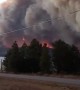 Massive flames and smoke captured on camera over Grandby, Colorado
