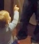 Toddler\'s hilarious argument with dad over who\'s cleaning the mess