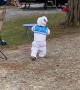 Marshmallow Man Faces off With Scary Monster