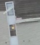 Crazy wind destroying the house