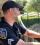 Officers rescue trapped beaver using makeshift ramp