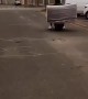 Moving a Couch Using a Scooter