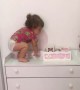 Girl Finds a Way to Climb onto Dresser