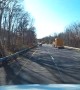 Semi Truck Loses Panel on Highway