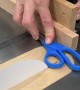 Man Puts Paper Versus Scissors to the Test