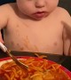 Kiddo Falls Asleep while Eating Spaghetti