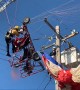 Santa rescued after snagging power lines in Sacramento