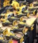 Carpenter Has an Impressive Collection of Dewalt Tools