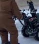 Snowblower Sled Ride