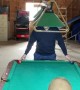 Man Bamboozles Son with Pool Trick Shot Gag