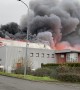 Logistic Center Destroyed in Large Fire