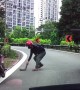 Biker Saves Turtle Crossing the Road