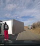 Box Truck Tips Over During Turn