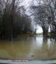 Dad Discovers Flooded Road is Deeper than It Seems