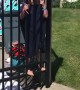 Daughter Struggles to Keep Gate Open