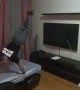 Man Tours Room Using Only His Arms