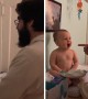 Baby adorably sings \'Old MacDonald\' with her dad