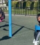 Toddler Hasn't Figured Out How To Swing