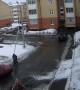 Mother Miraculously Saves Child From Falling Snow
