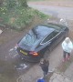 Mum Falls Down Manhole