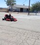 Crazy Go-Kart Driver Spinning Donuts