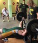 Bench Press Without Chalk Leads to Unexpected Slip