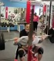 Weightlifter literally passes out during squat attempt