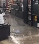 Large hail breaks through store skylights during storm