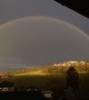 Stunning Double Rainbow Goes Full Circle