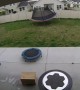 Gusty Wind Gives Trampoline to Neighbor as a Gift
