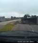Tight On-Ramp Topples Truck Over