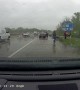 SUV Slides Off Highway in Ohio