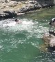 Guy Pretending to Drown Gets Help From His Dog