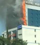 Hotel Nuevo in Madrid catches on fire