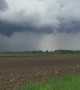 Forming Tornado Reaches Towards the Ground