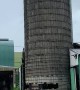 Silo Comes Crumbling Down