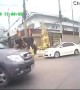 Bus Breaks Fail at Busy Intersection