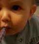 Nine Month Old Boy Already a Pro at Taking His Medication