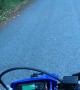 Motorcycle Rider Stops to Help Scared Deer Fawn