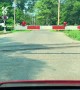 Pleasant Surprise for Disappointed Driver at Train Crossing