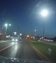 Blazing Meteor Caught over Parking Lot