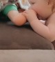 Toddler Tries Tasting Toes