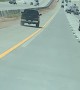 Out of Control Pickup Truck Spins Out on Highway