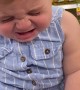 Baby Fakes Crying at Being Told No